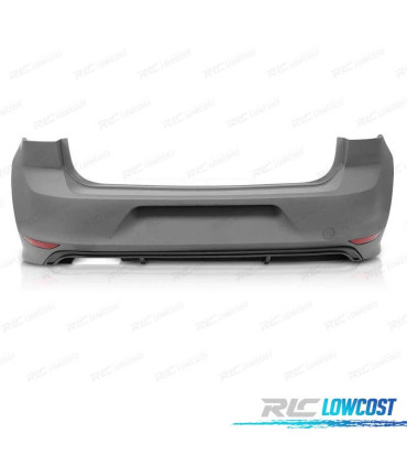 PARA-CHOQUES TRASEIRO VOLKSWAGEN VW GOLF 7 12-17 LOOK R LINE