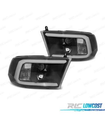 FAROIS DODGE RAM 09-18 LUZ DIURNA LED PRETO