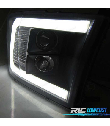 FAROIS DODGE RAM 09-18 LUZ DIURNA LED PRETO