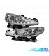 FAROIS LUZ DIURNA LED PEUGEOT 207 06-12 CROMADO + MOTOR