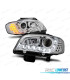 FARÓIS OPTICAS SEAT IBIZA CORDOBA 99-02 LUZ DIURNA LED CROMADOS