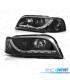FARÓIS OPTICAS VOLVO S40 V40 96-00 LUZ DIURNA PRETO
