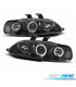 FARÓIS HONDA CIVIC 91-95 4D ANGEL EYES FUNDO PRETO