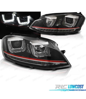 FARÓIS FRONTAIS PARA VOLKSWAGEN VW GOLF 7 VII LOOK GTI FULL LED 12-17