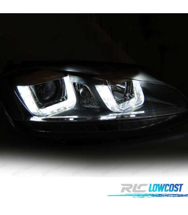 FARÓIS FRONTAIS VOLKSWAGEN VW GOLF 7 12-17 LOOK GTI FULL LED