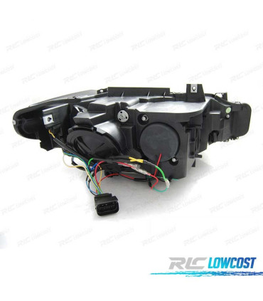 FARÓIS BMW F30 F31 LCI 15-19 LUZ DIURNA LED DRL CROMADOS