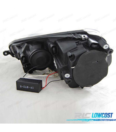 FARÓIS VOLKSWAGEN VW GOLF 5 03-09 ANGEL EYES CCFL CROMADO