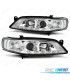 FARÓIS OPEL VECTRA B 99-02 LUZ DIURNA CROMADOS