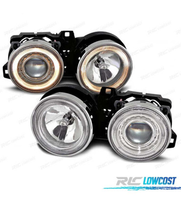 FARÓIS FRENTE ANGEL EYES PARA BMW SERIE 3 E30