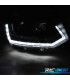 FARÓIS VOLKSWAGEN VW MULTIVAN CARAVELLE T5 10-15 LOOK T6 DRL LED PRETO