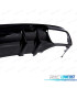 DIFUSOR MERCEDES CLASE C C205 COUPÉ 14-18 AMG PDC + PONTAS DE ESCAPE CROMADAS