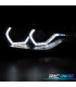 FARÓIS BMW F30 F31 11-15 XENON AFS ANGEL EYES DRL LED PRETOS