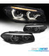 FARÓIS BMW F10 F11 10-13 XENON AFS 3D ANGEL EYES LED DRL DINAMICOS PRETOS