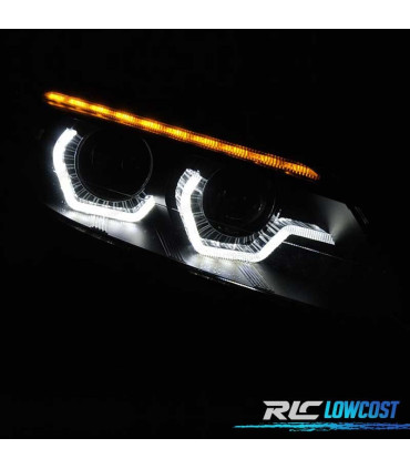 FARÓIS BMW Z4 E89 09-13 XENON LUZ DIURNA LED 3D DINÂMICOS AFS PRETO