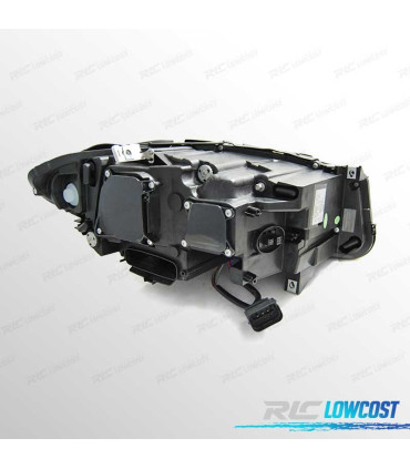 FARÓIS BMW F10 F11 10-13 XENON OJOS ANGEL LED 3D DRL DINAMICOS CROMADO