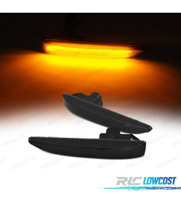 INDICADORES LATERAIS BMW E65 E66 E67 01-08 LED DINAMICOS FUMADO
