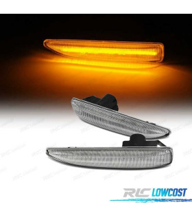 INDICADORES LATERAIS BMW E65 E66 E67 01-08 LED DINAMICOS BRANCO