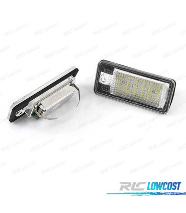 LUZES MATRÍCULA PARA AUDI A3 A4 A6 Q7 CANBUS LED
