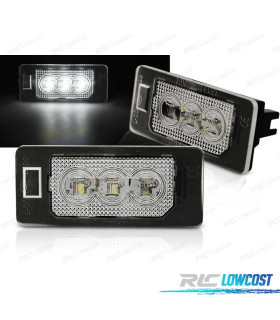 LUZES MATRÍCULA AUDI Q5 A4 A5 A1 TT VW PASSAT B6 KOMBI SKODA LED