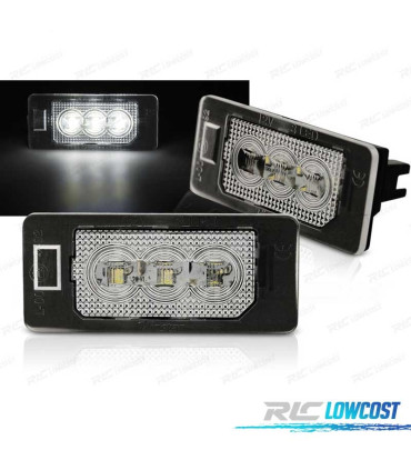LUZES MATRÍCULA AUDI Q5 A4 A5 A1 TT VW PASSAT B6 KOMBI SKODA LED