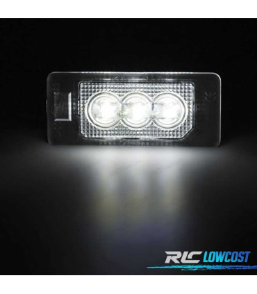 LUZES MATRÍCULA AUDI Q5 A4 A5 A1 TT VW PASSAT B6 KOMBI SKODA LED