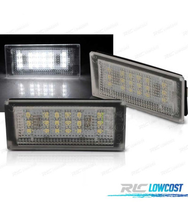 LUZES DE MATRICULA LED BMW E46 2 PORTAS 04-06