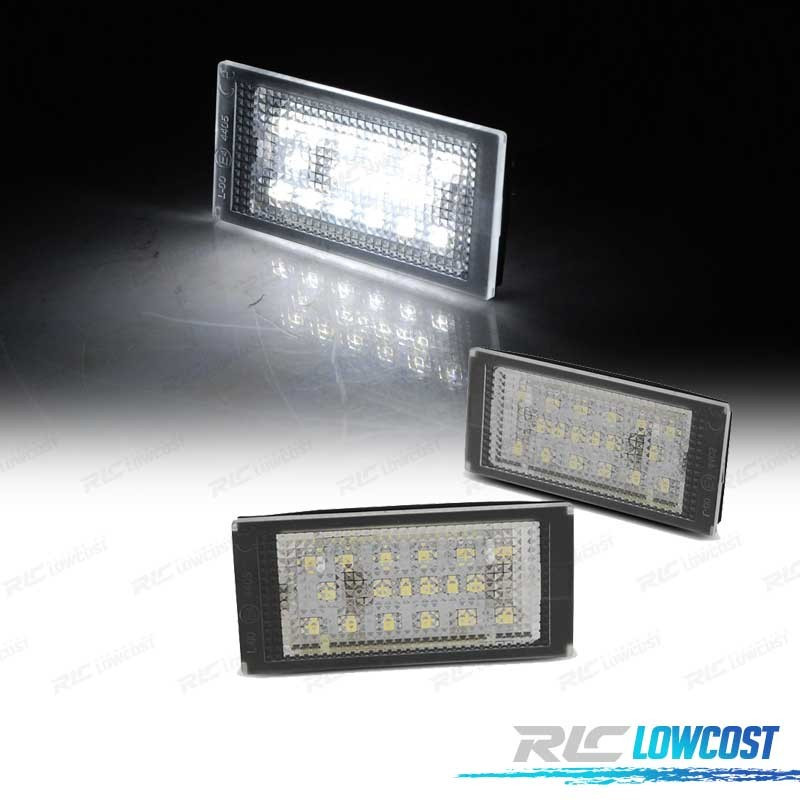 2pcs Luz matricula led luces LED para matrícula compatible con BMW E46 3  Series 4D Sedan 5D T-ouring 98-05 OEM # 51138236269 : : Coche y  moto