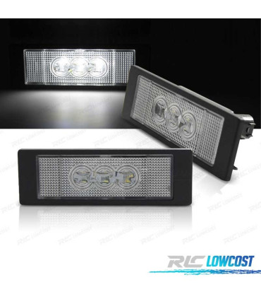 LUZES MATRÍCULA BMW E63 E64 E81 E87 Z4 F20 F21 E85 E86 E89 MINI R55 R60 CANBUS
