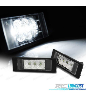 LUZES MATRÍCULA BMW E81 E87 F20 F21 E63 E64 F12 F13 Z4 MINI R55 R60 CANBUS LED