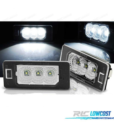 LUZES MATRÍCULA PARA BMW E90 F30 F32 E39 E60 F10 X3 X5 X6 LED