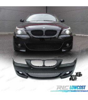 PÁRA-CHOQUES FRONTAL BMW E60 E61 03-07 LOOK M5 PDC + FARÓIS NEVOEIRO