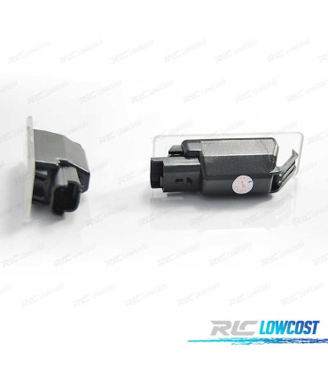 LUZES MATRÍCULA PEUGEOT 106 307 308 406 407 CITROEN C3 C4 C5 LED