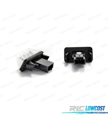 LUZES MATRÍCULA LED PEUGEOT 206 306 307 PARTNER CITROEN C3 C5 XARA BERLINGO SAXO