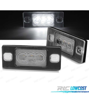 LUZES MATRICULA VOLKSWAGEN VW TIGUAN TOUAREG GOLF V VI VARIANT PORSCHE CAYENNE LED