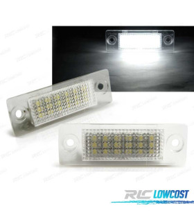 LUZES MATRÍCULA VOLKSWAGEN VW TOURAN JETTA CADDY PASSAT TRANSPORTER PARA SKODA SUPERB CANBUS LED