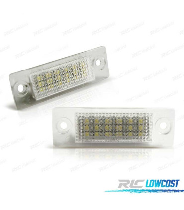 LUZES MATRÍCULA VOLKSWAGEN VW TOURAN JETTA CADDY PASSAT TRANSPORTER PARA SKODA SUPERB CANBUS LED