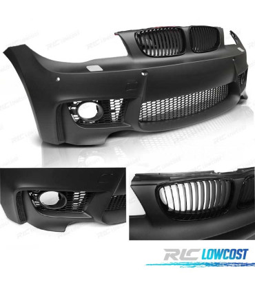 PARA-CHOQUES FRONTAL BMW E81 E82 E87 E88 04-13 LOOK 1M PDC + GRELHAS