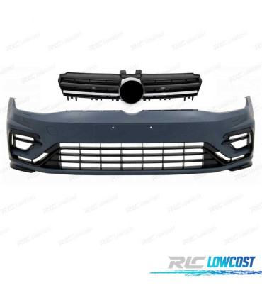 PARA-CHOQUES FRONTAL VOLKSWAGEN VW GOLF 7.5 17-19 LOOK R20 SRA