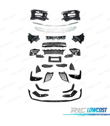 PÁRA-CHOQUES DIANTEIRO BMW G20 G21 19-22 LOOK M PERFORMANCE LIP PRETO BRILHANTE ACC PDC