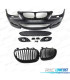 PARA-CHOQUES + GRELHAS FRONTAIS BMW E60 03-07 LOOK M5 PRETO SRA