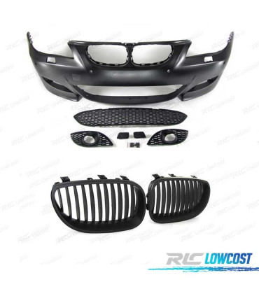 KIT PARA-CHOQUES + GRELHA BMW E60 03-07 LOOK M5 PDC SRA