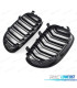 GRELHAS FRONTAIS DUPLAS BMW E60 03-10 PRETO BRILHANTE LOOK M5
