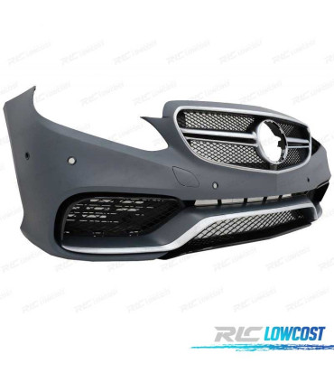 PARA-CHOQUES FRONTAL MERCEDES CLASE E W212 13-16 LOOK AMG E63 PDC