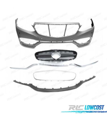 PARA-CHOQUES FRONTAL MERCEDES CLASE E W212 13-16 LOOK AMG E63 PDC