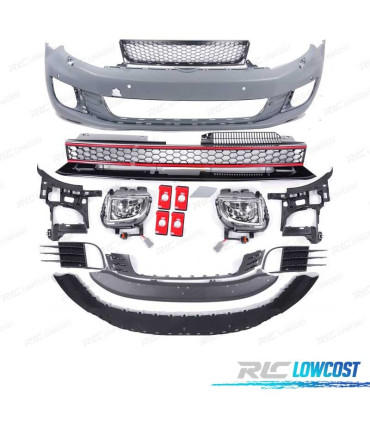 PARA-CHOQUES FRONTAL VOLKSWAGEN VW GOLF 6 HATCHBACK LOOK GTI PDC