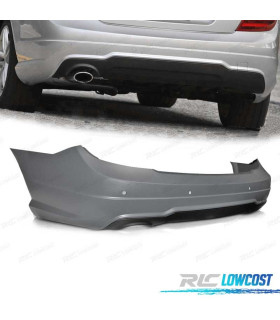 PARA-CHOQUES TRASEIRO MERCEDES CLASE C W204 11-14 LOOK AMG PDC