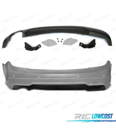 PARA-CHOQUES TRASEIRO MERCEDES CLASE C W204 11-14 LOOK AMG PDC