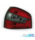 FAROLINS TRASEIROS AUDI A3 8L 96-00 HATCHBACK VERMELHO FUMADOS LEX