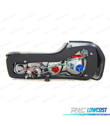 FAROLINS TRASEIROS BMW E32 86-94 VERMELHO BRANCO LEX