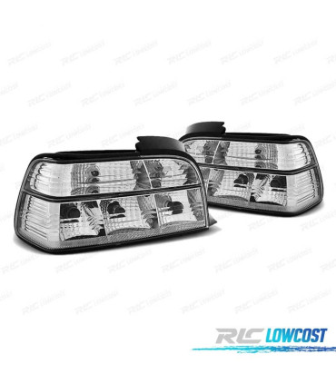 FAROLINS TRASEIROS BMW E36 90-99 COUPÉ CRYSTAL WHITE LEX